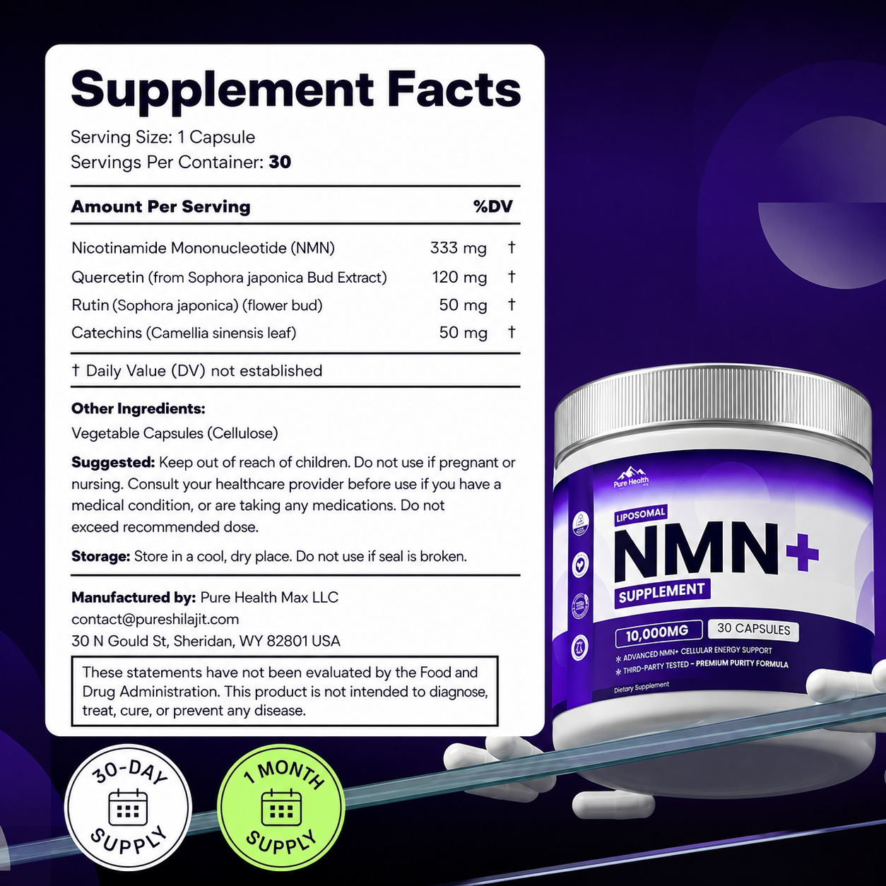 PHM Liposomal NMN+