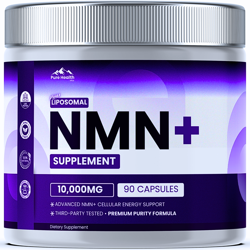 PHM Liposomal NMN+ Supplement — 10,000mg, 90 Capsules | Cellular Energy & Longevity Support